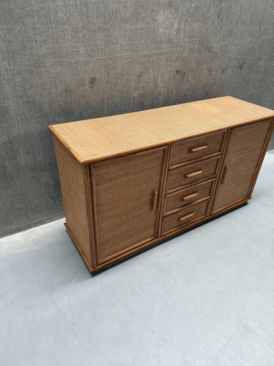 Credenza Vintage in Bambù e Rattan – Anni '70 – Credenze, Bamboo (photo 4 of 11)