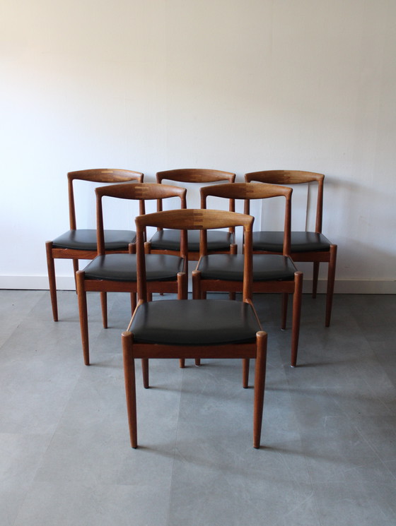 Image 1 of Sedie da pranzo danesi d'epoca di Arne Vodder per Vamo