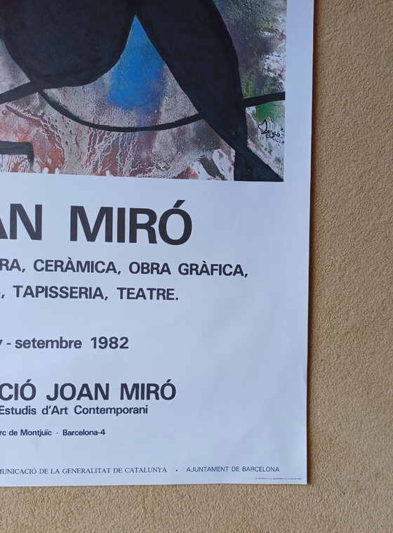 Image 1 of 2 affiches van Miró