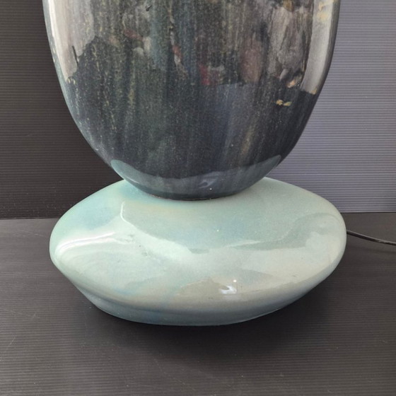 Image 1 of BELANGRIJKE VINTAGE KIEZELLAMP UIT DE JAREN 70, GEMAAKT VAN KERAMIEK DOOR FRANCOIS CHATAIN