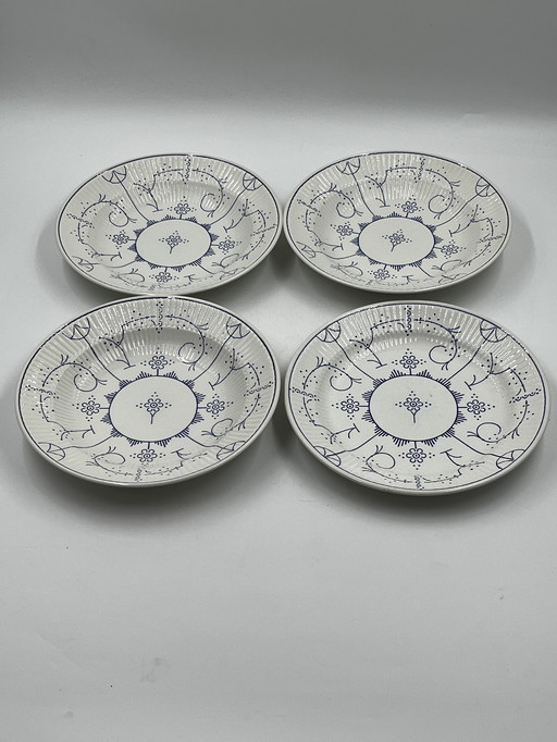 Set Of 4 Plates Boch Copenhagen