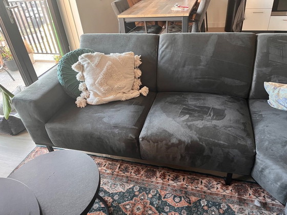 Image 1 of Hoekbank van de Bommel meubelen microleder