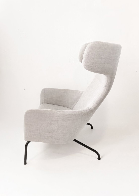 Softline Havana Lounge Chair – Lichtgrijze Stof – Fauteuils, Polyester, Metal (photo 3 of 9)