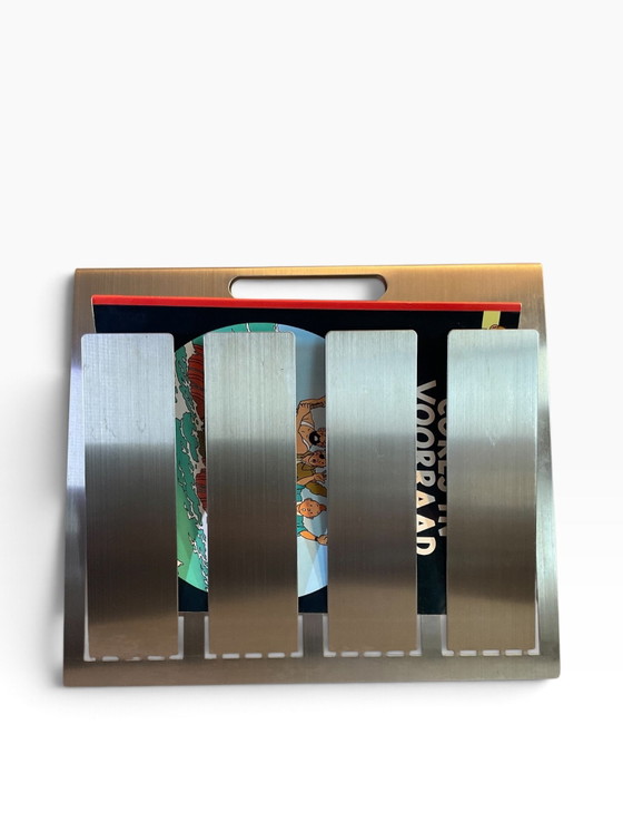 Porte-revues Design Minimaliste. Space Age / Postmoderne Années 80/90 – Metal (photo 3 of 15)