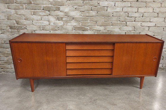 Grande Credenza Scandinava in Teak – Anni '60 – Credenze, Legno (photo 3 of 13)