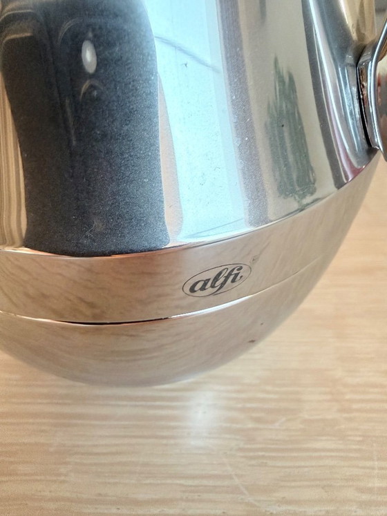 Vintage Alfi Juwel Thermos Flask / Insulated Flask 1L / Chrome Plated – Crockery, polished steel (photo 12 of 22)