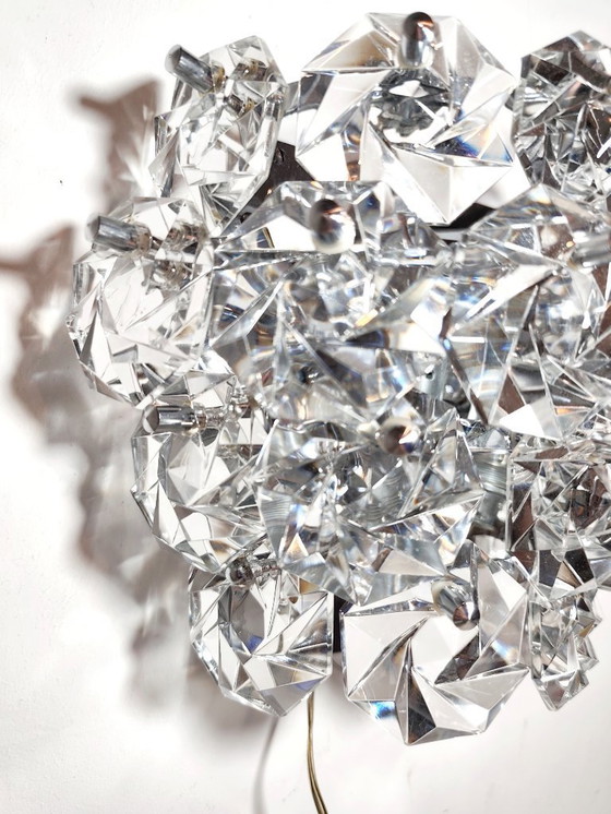 Image 1 of Crystal wall sconce. Germany, 1970s.
