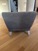 Reupholstered Rolf Benz armchair