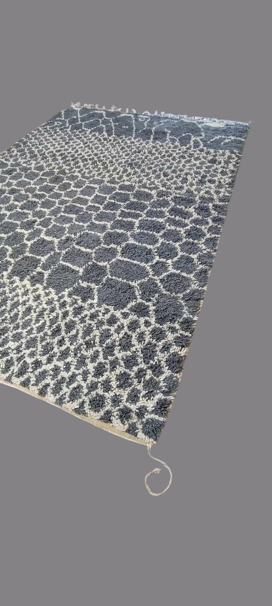 Image 1 of Tapis berbère en laine vierge Tapis marocain - 307 x 213 cm 300 x 200 m Type B13.2