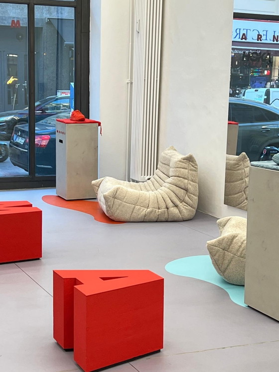 Chauffeuse Ligne Roset Togo – Canapés modulables, Textile (photo 6 of 10)
