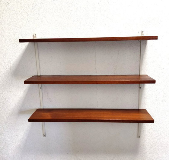 Image 1 of Sixties separate wall rack with three shelves