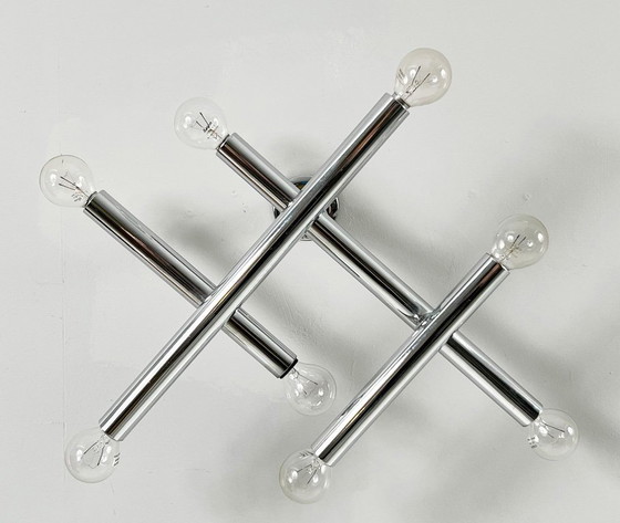 Image 1 of Lampada da parete/soffitto del Mid Century di Temde, Germania, anni '70