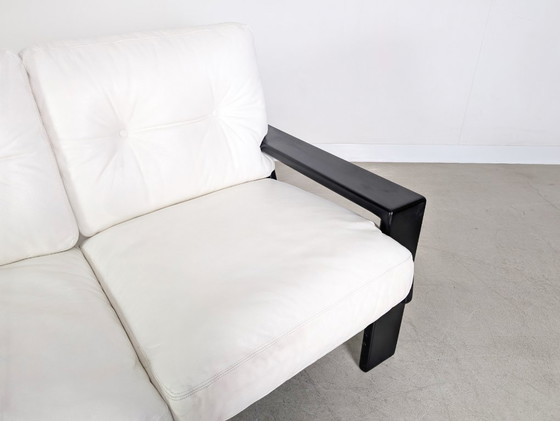 Image 1 of Original Asko Finland Sofa Couch Esko Pajamaes Three-Seater Leather