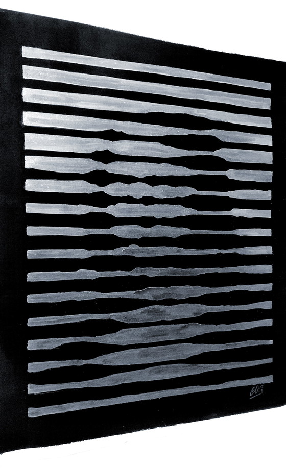 Image 1 of Walter Geraci - Gioconda stripes XL silver 