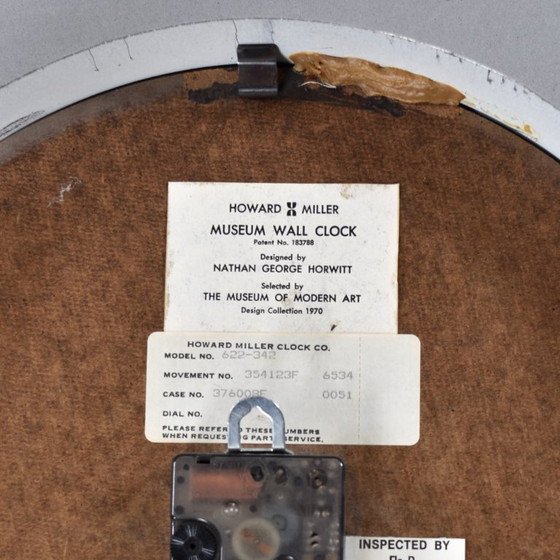 Image 1 of Restored Nathan George Howard Museum Wall Clock for Howard Miller