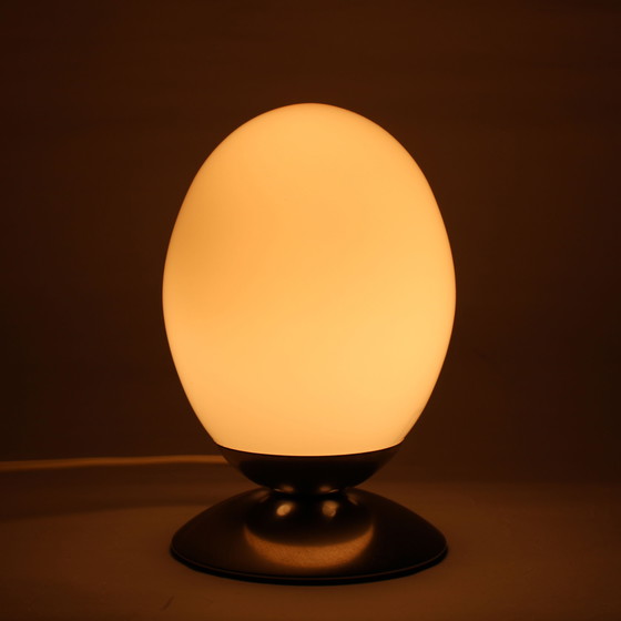 Image 1 of Glazen ei-vormige retro lamp