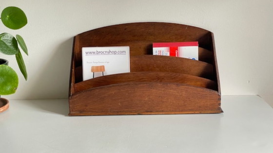 Image 1 of TRIEUR Porte-Courrier BUREAU Vintage