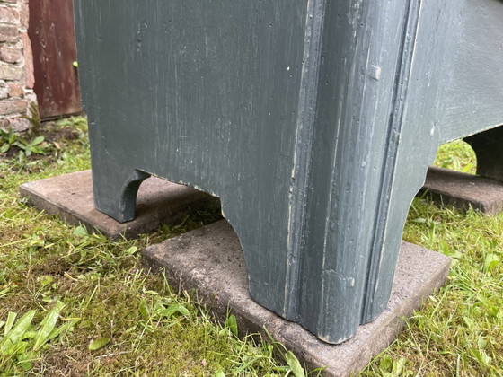 Image 1 of 18E Eeuwse Kledingkast Keukenkast Halkast Legkast Frans  Antiek