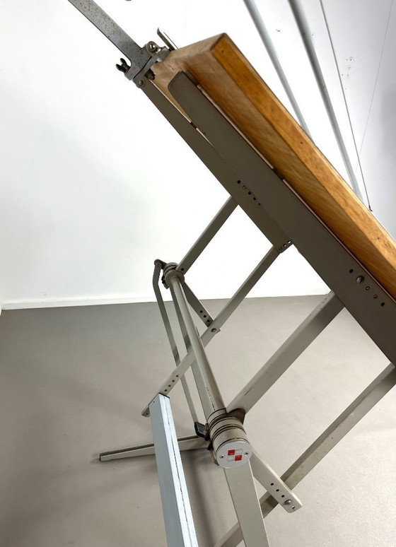 Image 1 of Industrial drafting table by Friso Kramer for Ahrend/de Cirkel, 1970s