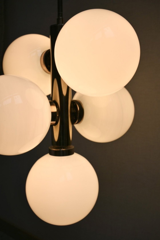 Image 1 of Lampada a globo massiccia, probabilmente degli anni '80