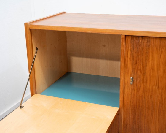 Image 1 of Sideboard from the 1960s in walnut, with bar compartment