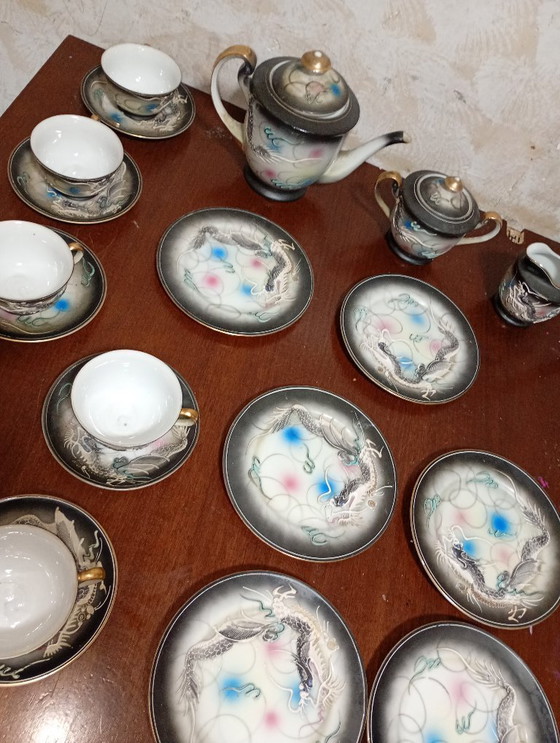 Image 1 of Juego de café y té japonés Satsuma