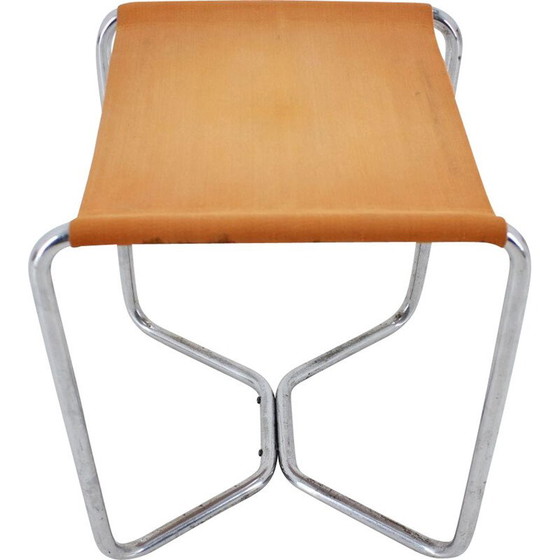 Image 1 of Vintage chromed stool by Marcel Breuer for Thonet B8, 1930s