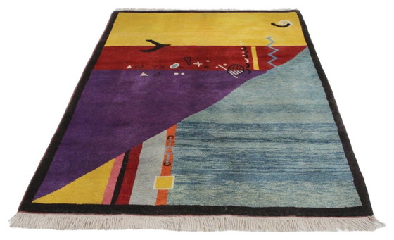 Original Modern Persian Gabbeh Wool Rug 206 x 147 cm Top Condition – Rugs & carpets (photo 3 of 9)