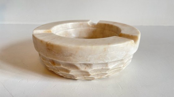 Image 1 of French Brutalist Vintage Marble Ashtray