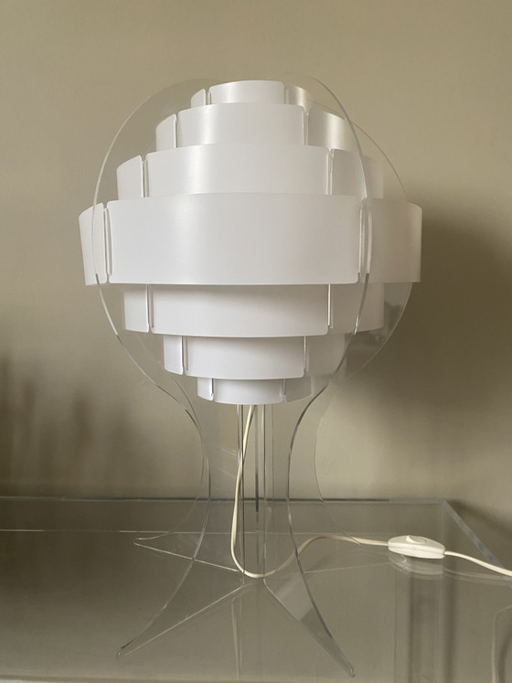 Brylle and Jacobsen lamp – Brylle & Jacobsen, Table lamps, Plastic, Plexiglass (photo 8 of 9)