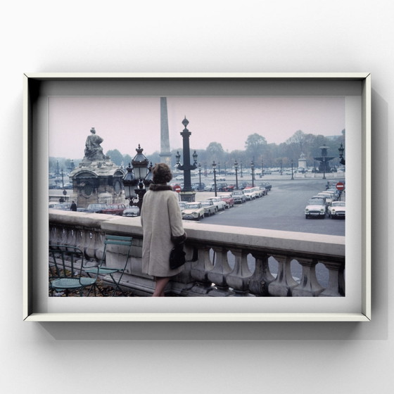 1x mid century Place de la Concorde, Parigi 1964 – Fotografie, Carta (photo 4 of 6)