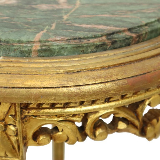 Image 1 of Französische antike Beistelltische Marmor Empire Stil