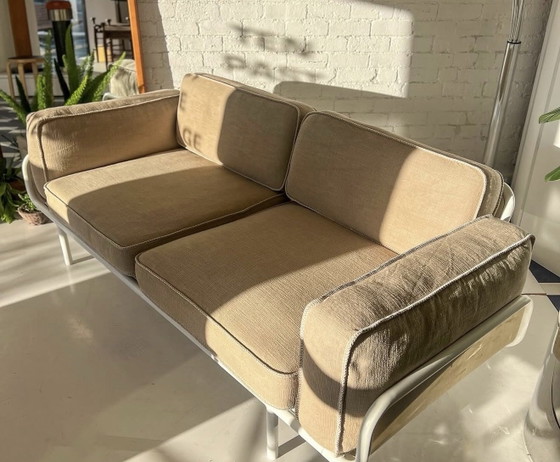 PS 2012 Ikea sofa Nike Karlsson, 3-5 seaters, Cotton, Metal, Beige (photo 3 of 5)