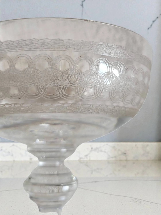 7 kristallen champagnecoupes – Glazen & Karaffen, Crystal, Glass (photo 5 of 6)