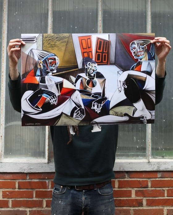 Image 1 of Jone HOPPER - Women of Algiers in their apartment - Framed artist's lithograph