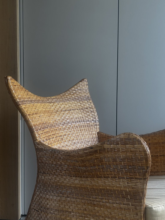 Image 1 of Sillón de ratán orgánico: diseño escultural