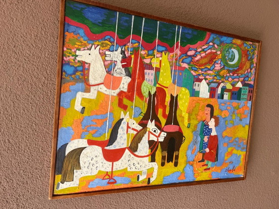 Image 1 of Ferry Slebe, «El carrusel», Escuela de Nueva La Haya, 1959