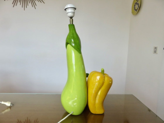 Image 1 of Very large ceramic lamp by François Chatain, France, 80s