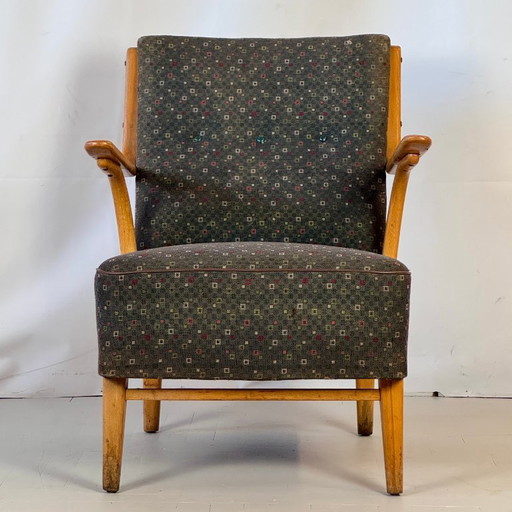 Pair of Hungarian “Velence” Art Deco Armchairs, 1960s