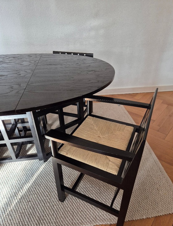 Image 1 of Diseño clásico: conjunto Mackintosh con mesa DS1 y sillas DS3 y DS4.