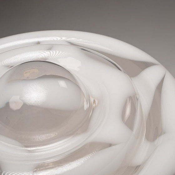 Image 1 of 1x Large Sculptural Italian Murano Glass Table Lamp