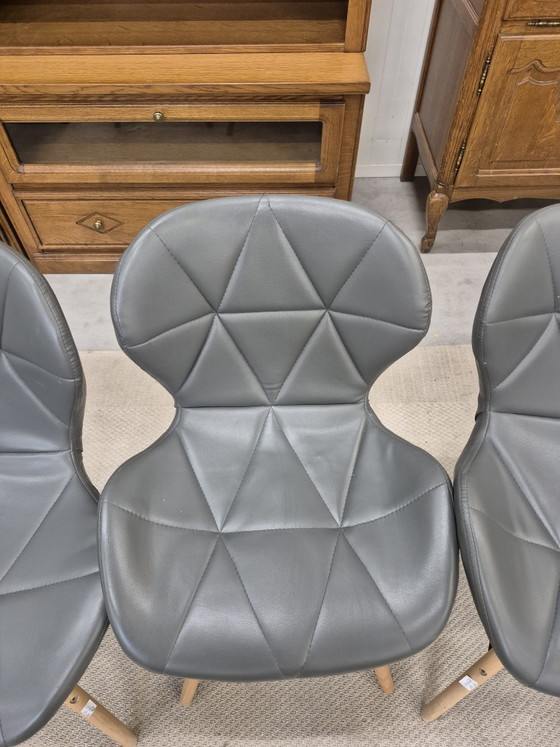 Vintage Scandinavian Chairs – almhult, Eetkamerstoelen, Metal, Wood (photo 3 of 9)