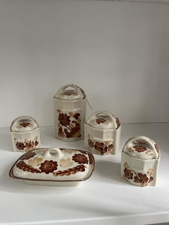 Image 1 of Beurrier des années 70, céramique polonaise