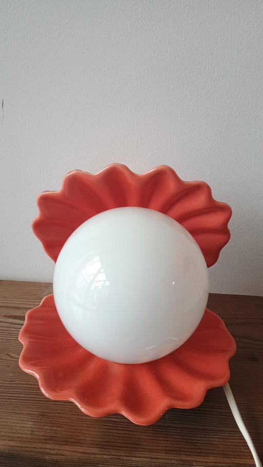 schelplamp uit de jaren 70