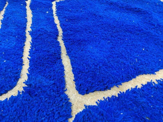 Tappeto blu decorato a mano 250cm x 200cm – Tappeti, Wool, Bohemian (photo 5 of 10)