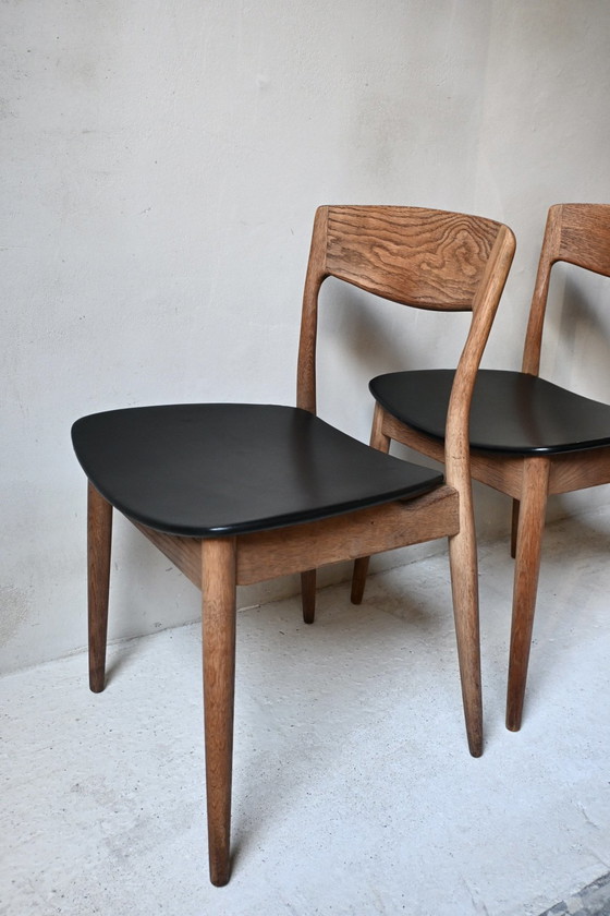 4 Sedie da pranzo Stile Danese Casala Modell Teak – Wood, Leather (photo 13 of 15)