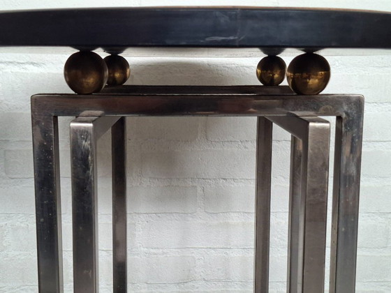 Image 1 of 2x regency style bijzet-/ plantentafel