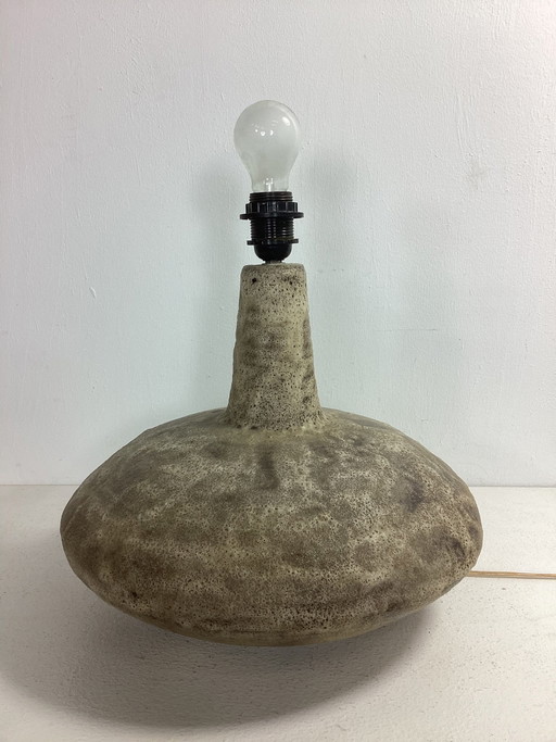 Mid Century Speckled Ceramic Table Lamp – tafellampen (photo 2 of 11)