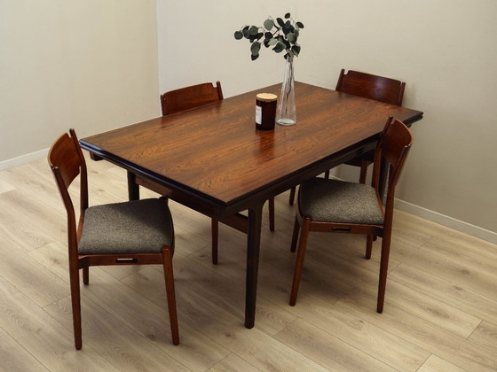 Image 1 of Tavolo in palissandro, design danese, anni '60, designer: Henning Kjaernulf, produzione: Vejle Stole & Møbelfabrik