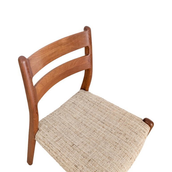 Image 1 of Originele set van 4 mid-century stoelen van EMC Mobler, Deens teakhout design.